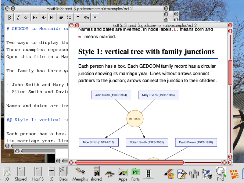 Preview with embedded mermaid diagram